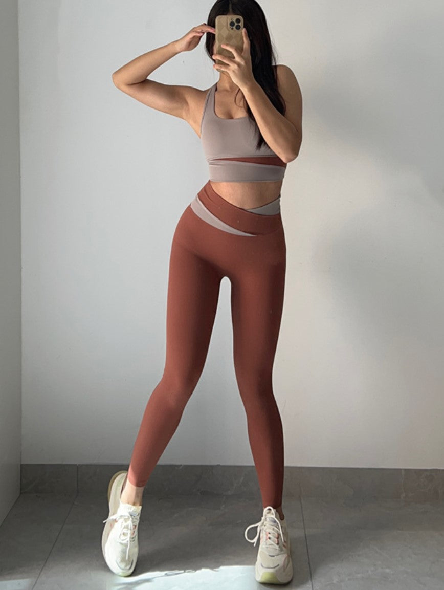 Yoga Outfits Splicing Seamless Yoga Set Gym Clothing Workout Clothes For  Women Tracksuit Gym Set High Waist Sport Outfit Yoga Fitness Suit 230317  From 23,85 €